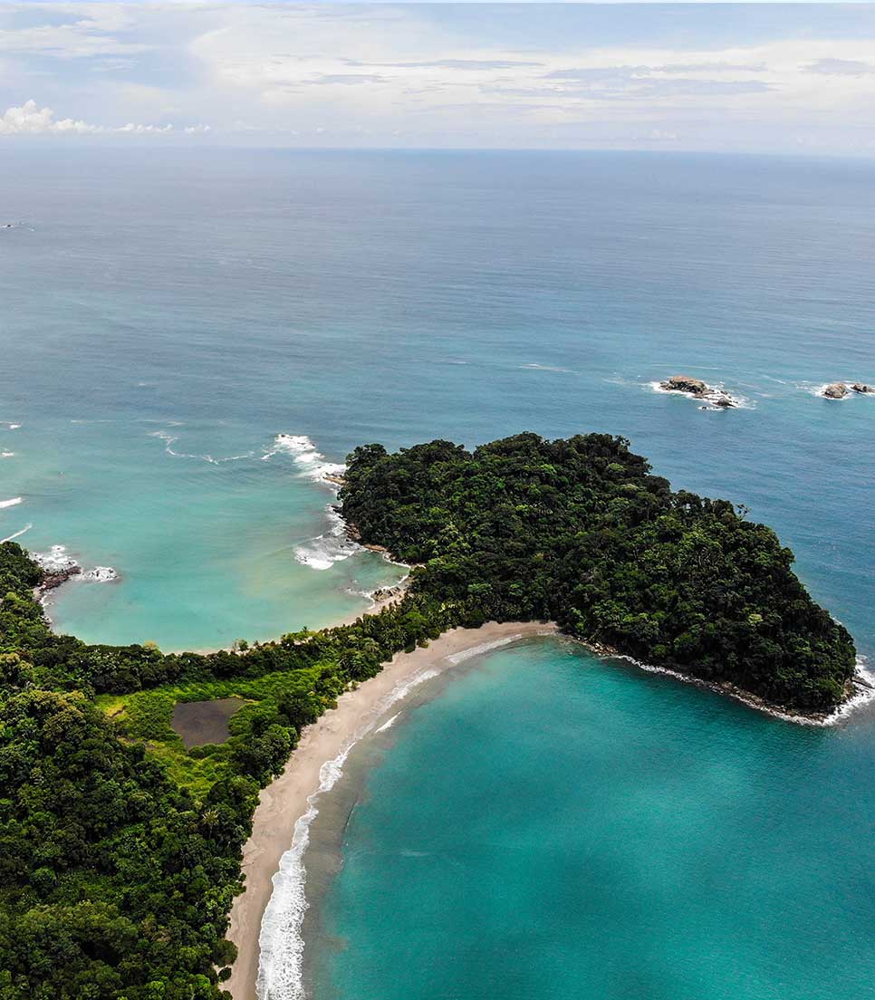 Playas en el Parque Nacional Manuel Antonio
