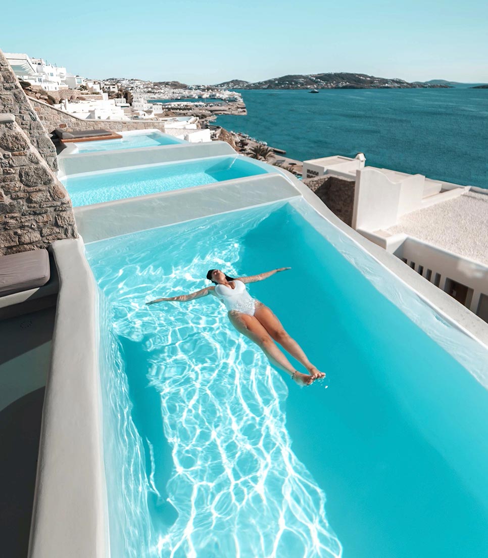 Piscina en Mykonos