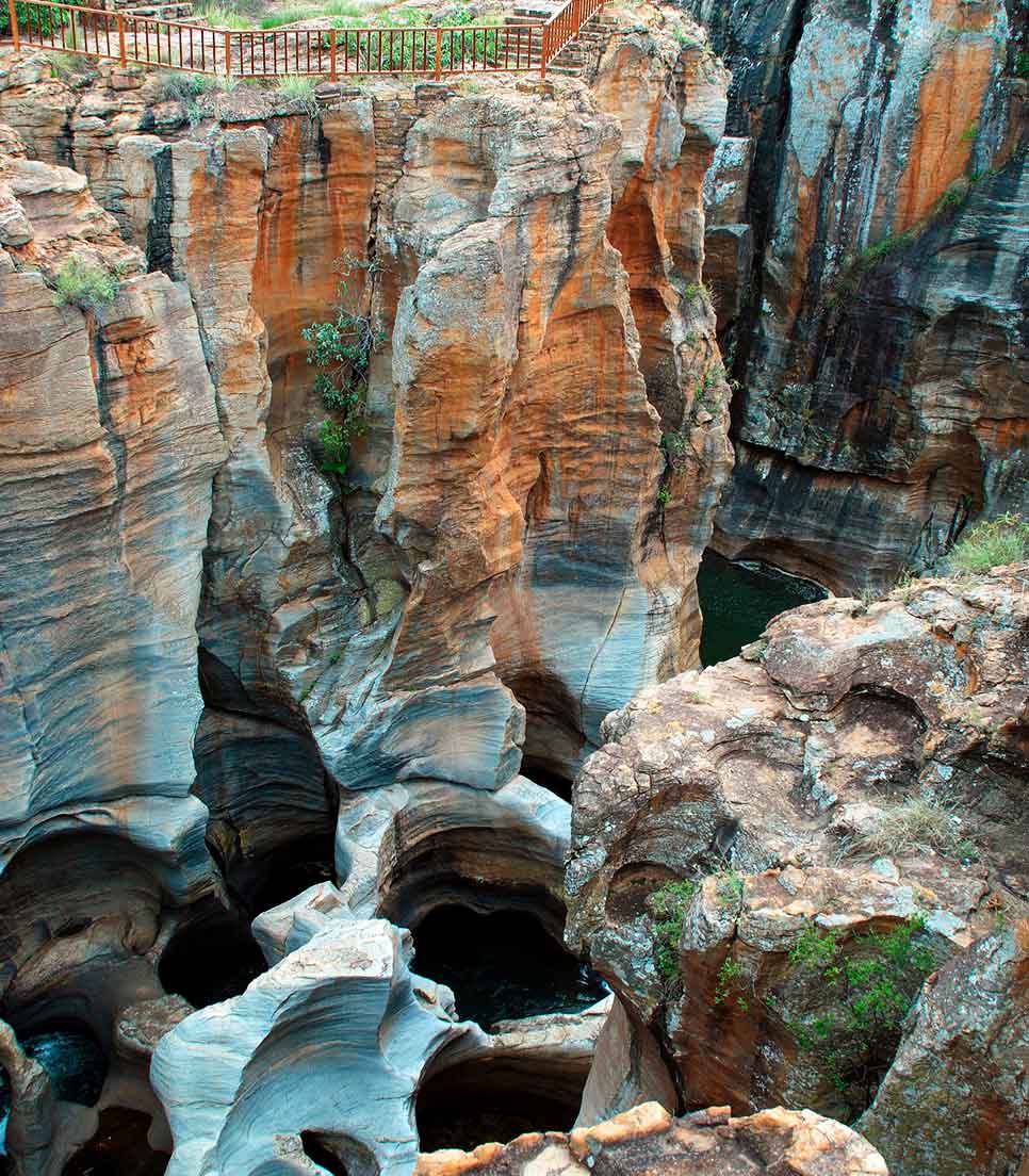 Bourke`s Luck Potholes - Cañón del Rio Blyde